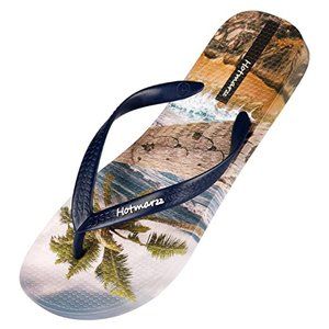 Hotmarzz Men Flip Flops Sandals - Ocean  Size 8